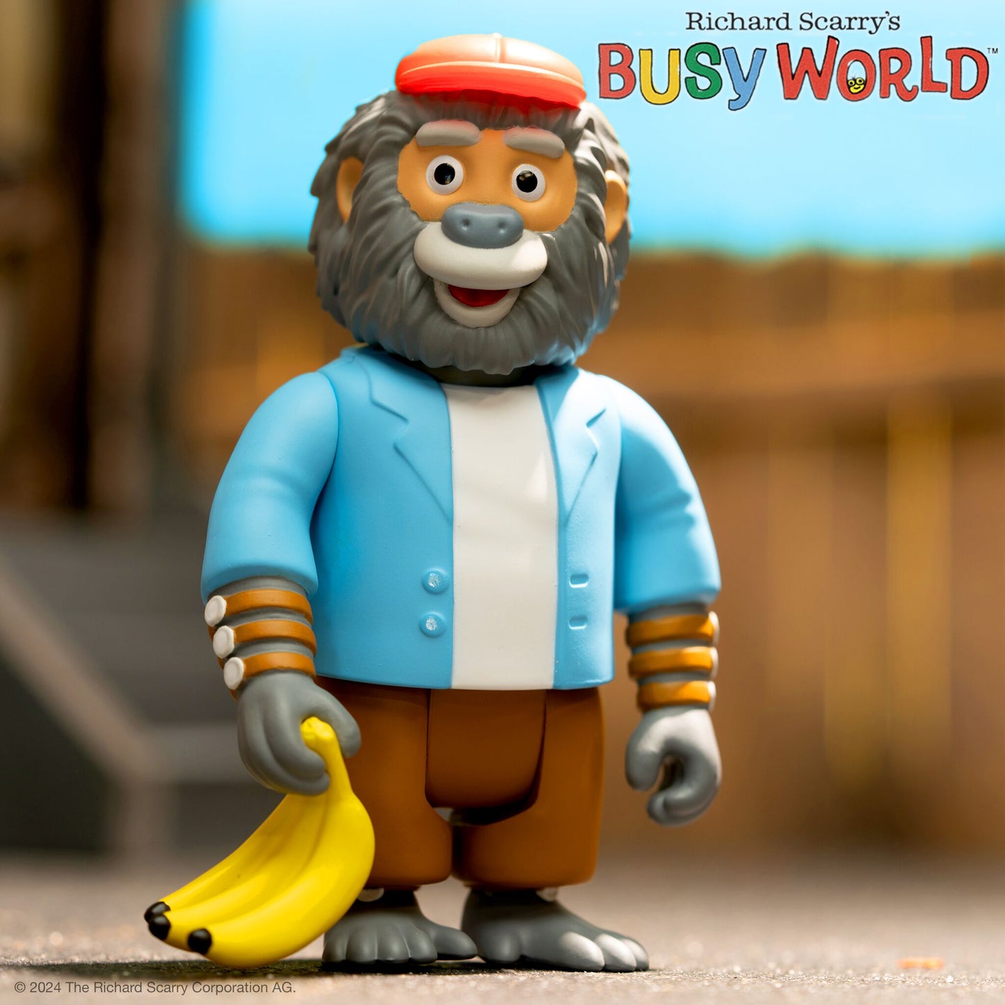 Super7 - RICHARD SCARRY REACTION W1 - BANANAS GORILLA