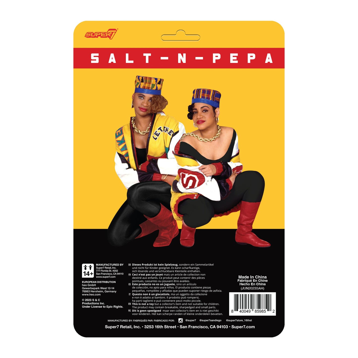 Super7 - SALT-N-PEPA REACTION FIGURES - SALT-N-PEPA (2-PACK)