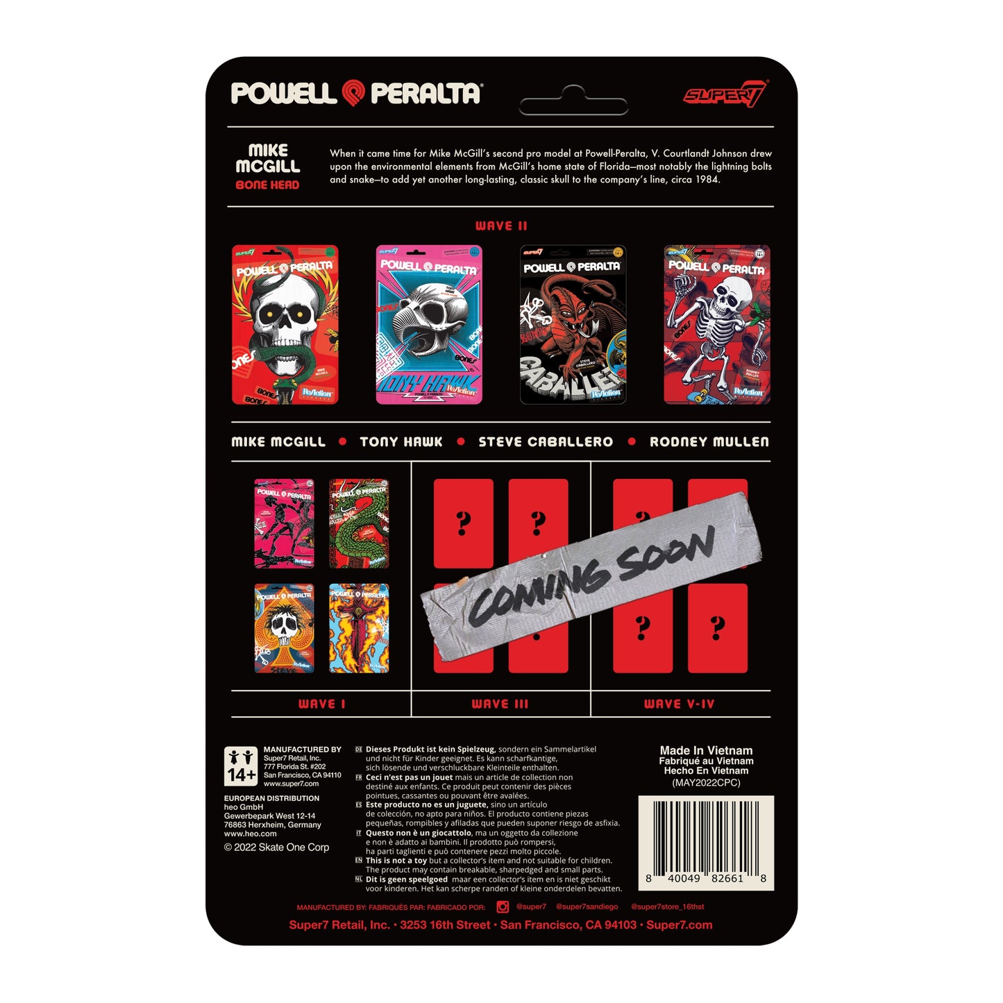 Super7 - POWELL-PERALTA REACTION FIGURE WAVE 2 - MIKE MCGILL