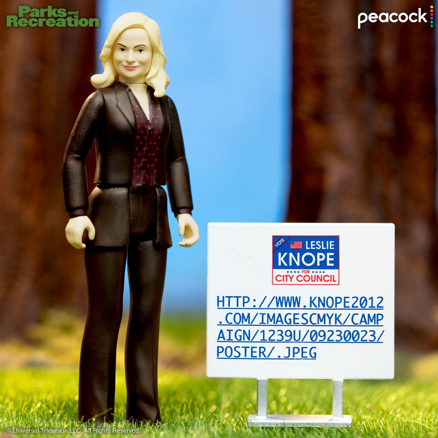 Super7 - PARKS AND RECREATION REACTION WAVE 4 - LESLIE KNOPE (CAMPAIGN TRAIL)