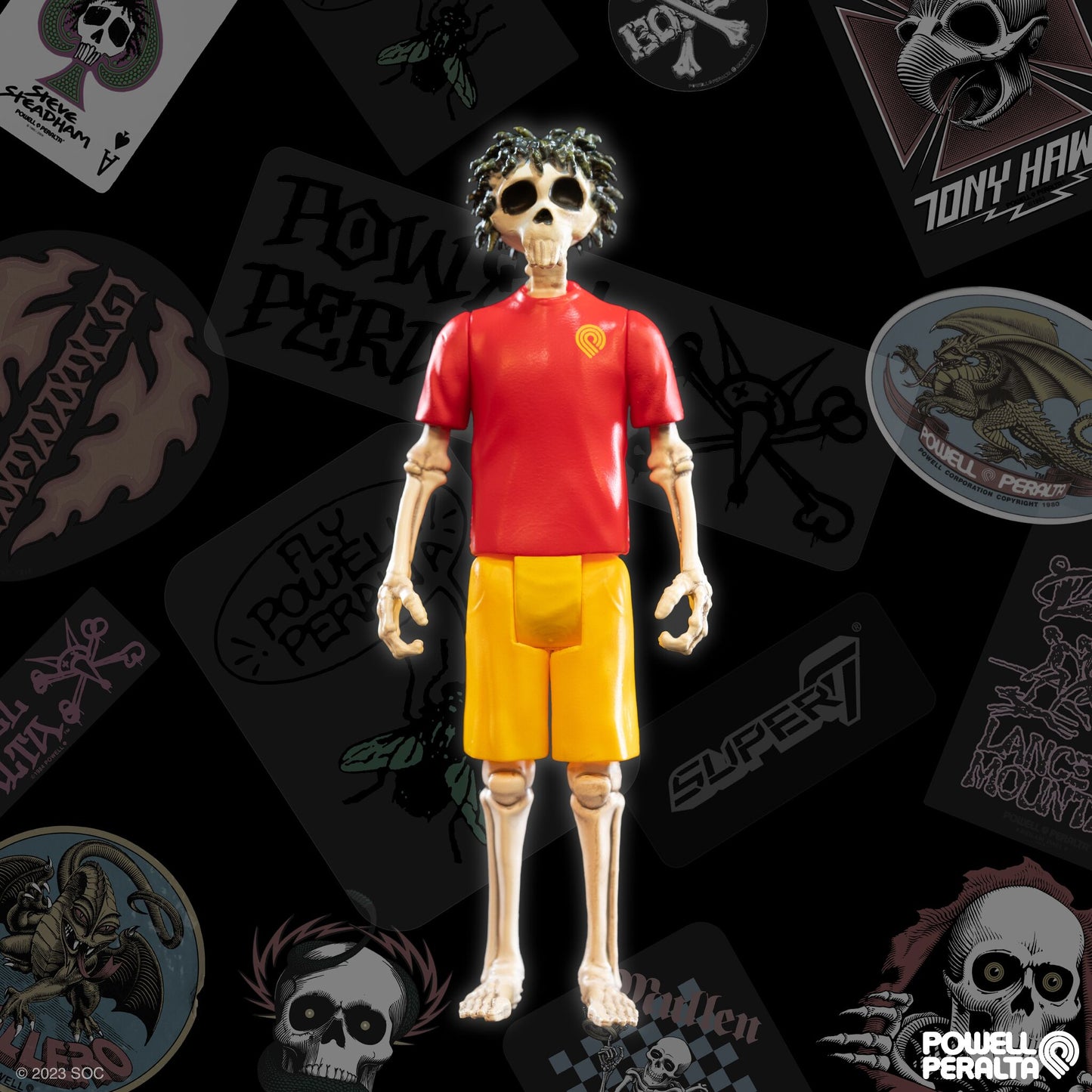 Super7 - POWELL-PERALTA REACTION FIGURE WAVE 3 - STEVE STEADHAM (DEL MAR)