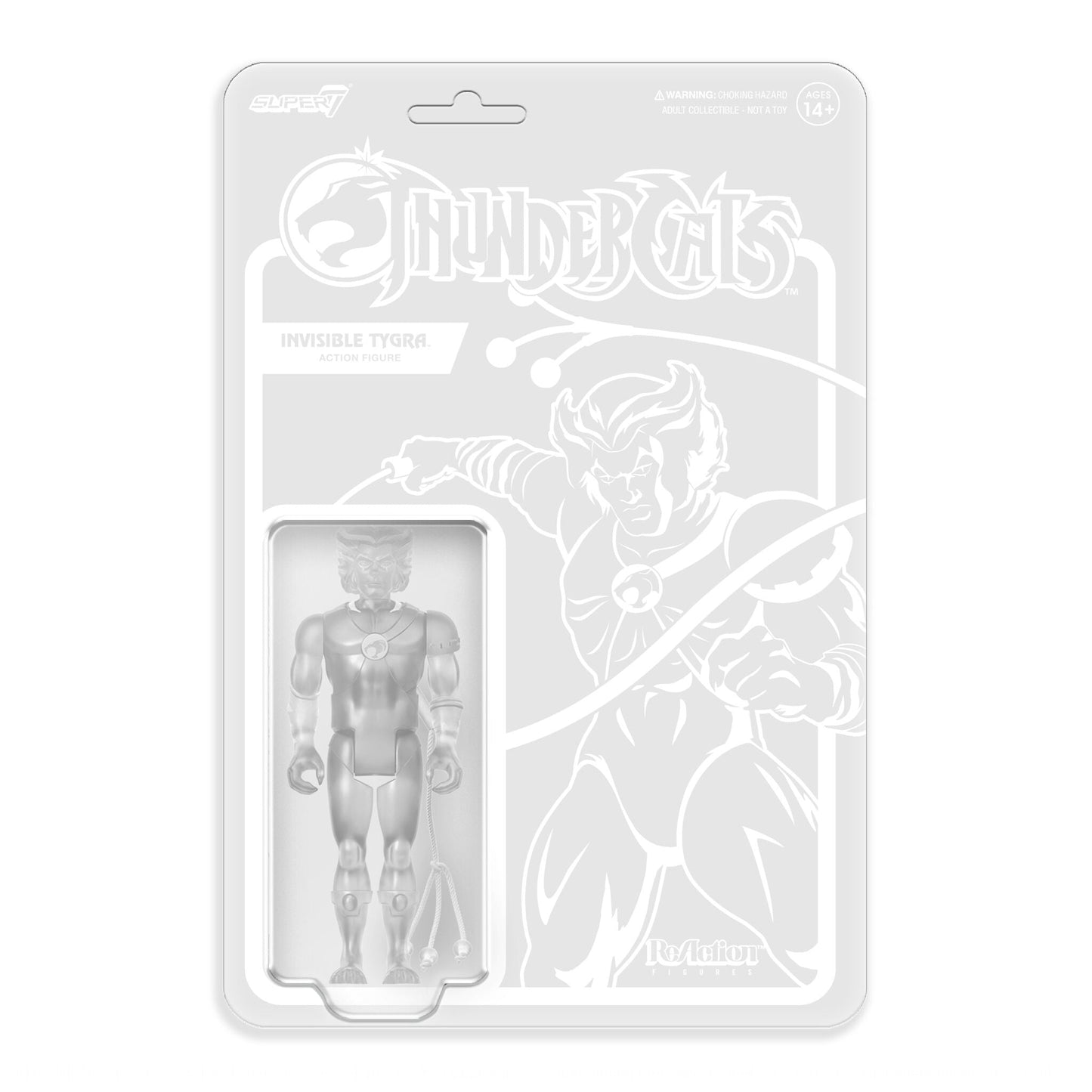 THUNDERCATS REACTION FIGURES - TYGRA (CLEAR)