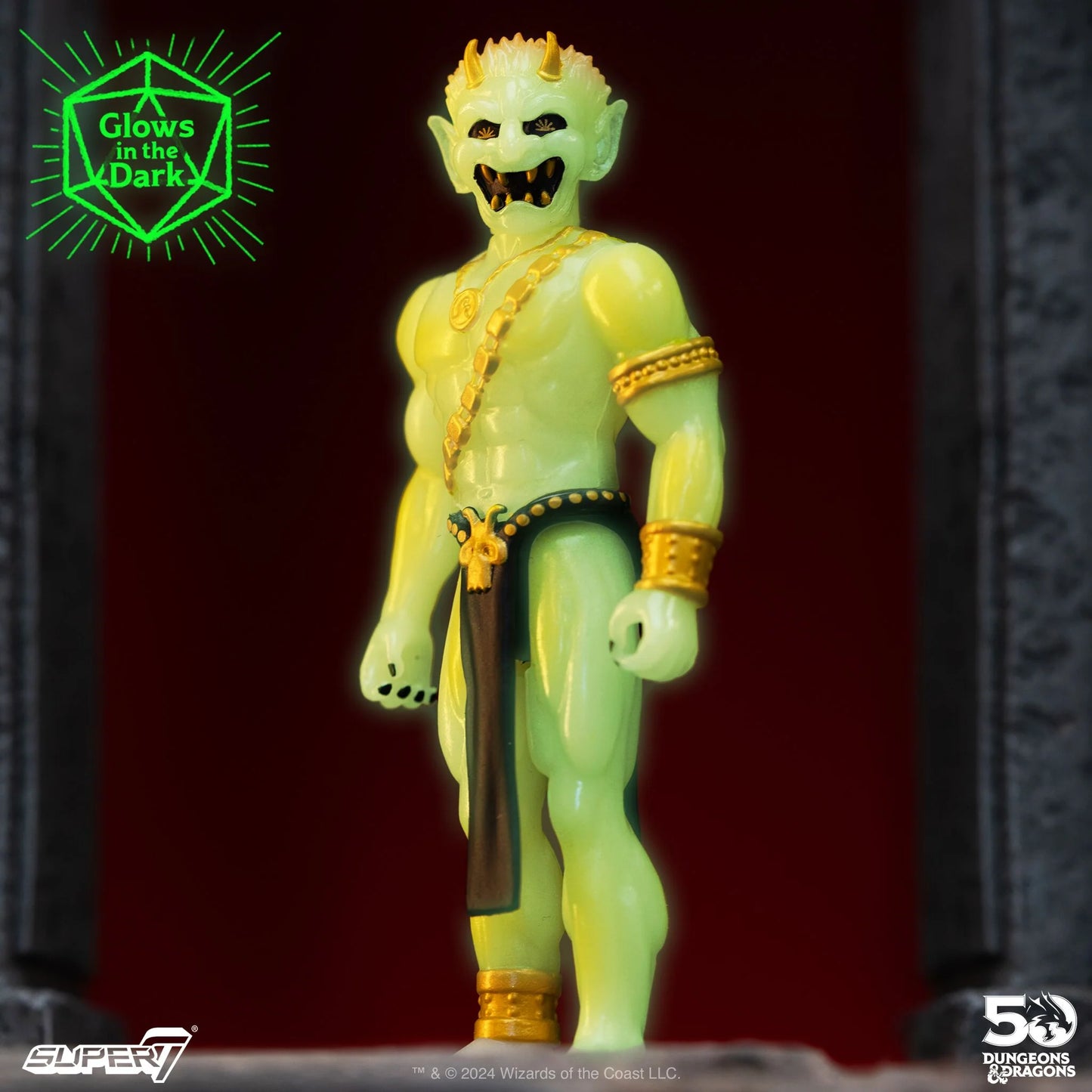 Super7 - DUNGEONS AND DRAGONS REACTION FIGURES WAVE 04 - EFREETI (GLOW)