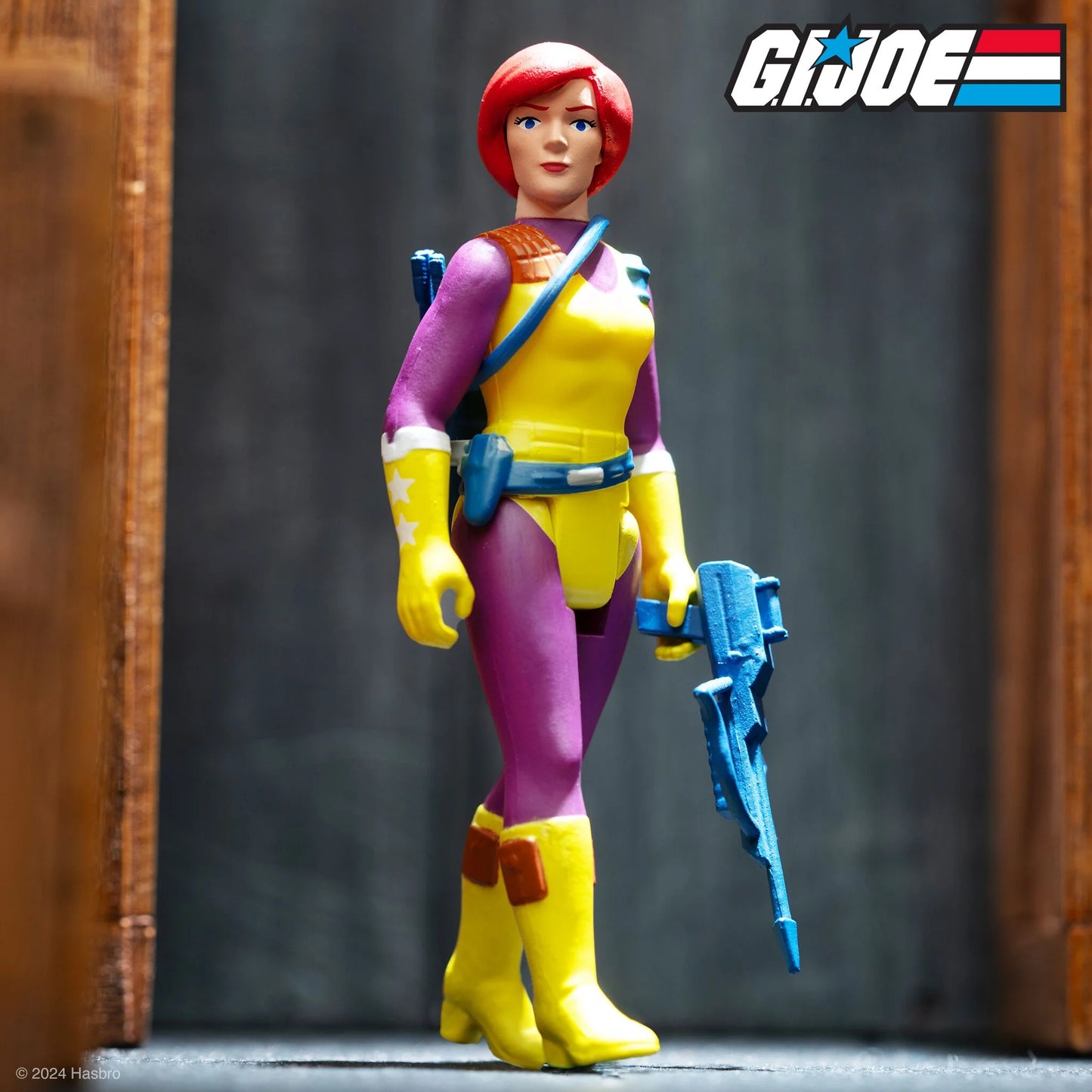 Super7 - G.I. JOE REACTION FIGURES - SCARLETT (DIC PURPLE)