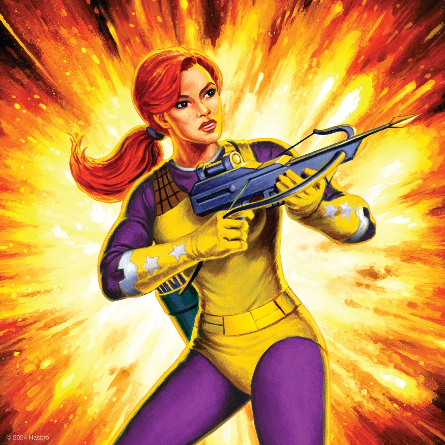 Super7 - G.I. JOE REACTION FIGURES - SCARLETT (DIC PURPLE)