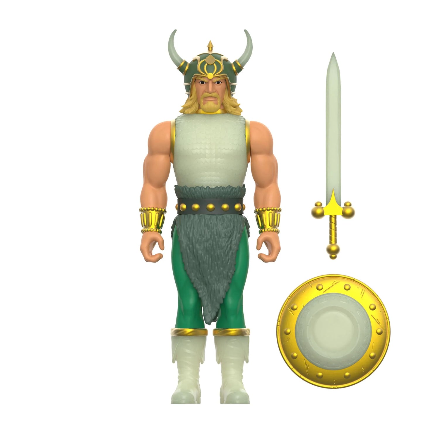 Super7 - DUNGEONS AND DRAGONS REACTION FIGURES WAVE 04 - RED BOX FIGHTER (GLOW)
