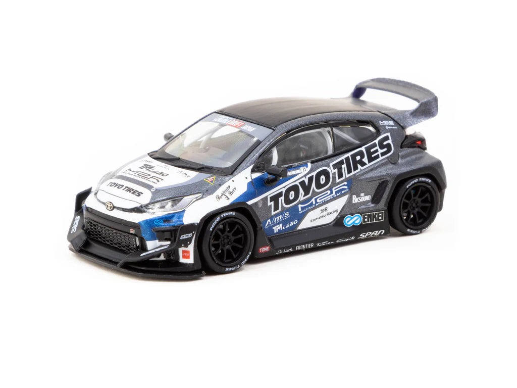 Tarmac Works 1/64 Pandem Toyota GR Yaris TOYO TIRES- HOBBY64