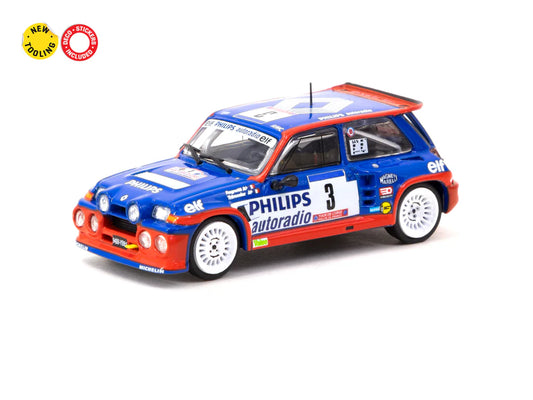 Tarmac Works 1/64 Renault 5 MAXI Turbo Tour de Corse - Rallye de France 1985 #3 Winner - HOBBY64