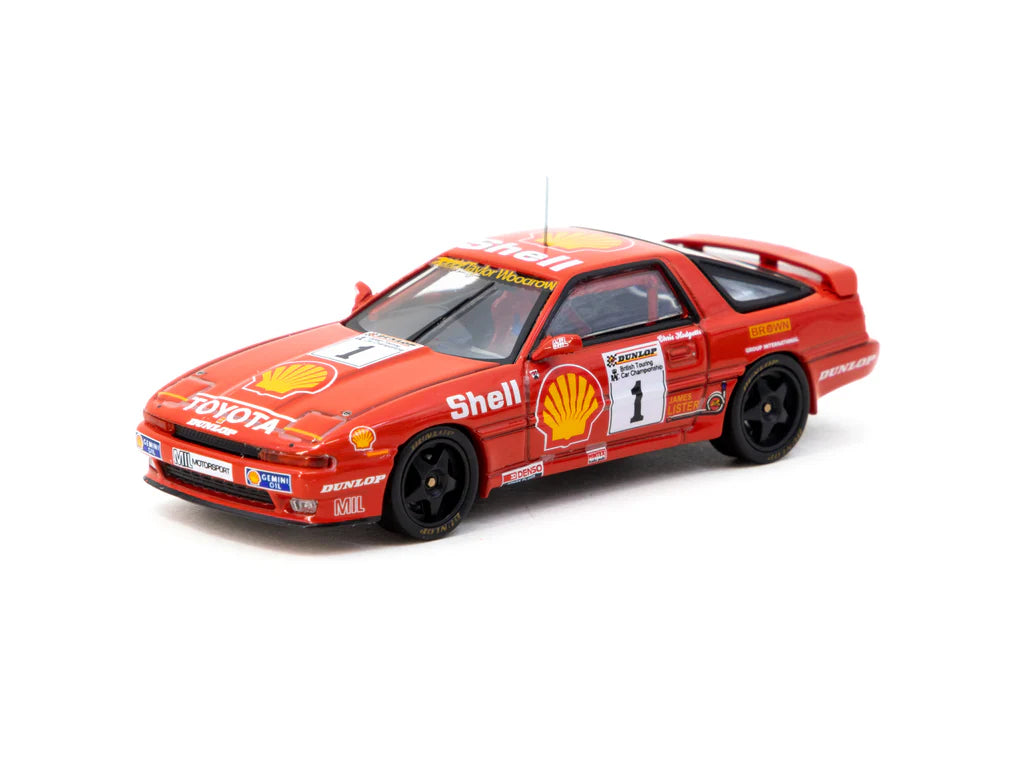 Tarmac Works Hobby 64 - Toyota Supra Turbo (MA70) BTCC 1988 Chris Hodgetts scale 1:64