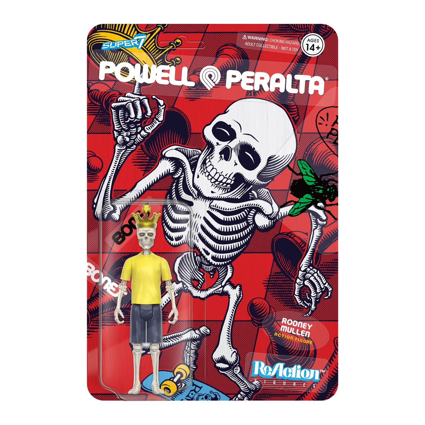Super7 - POWELL-PERALTA REACTION FIGURE WAVE 2 - RODNEY MULLEN