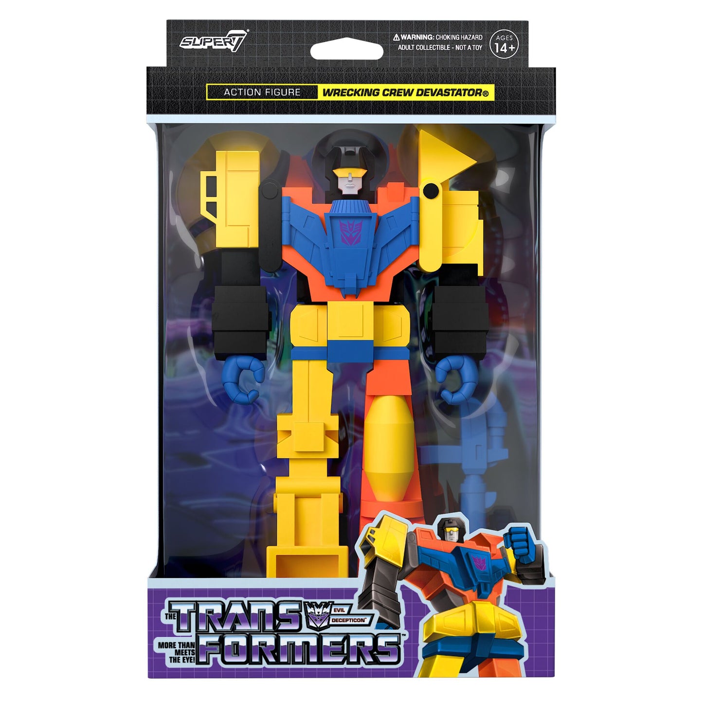 Super7 - TRANSFORMERS REACTION FIGURES - DEVASTATOR